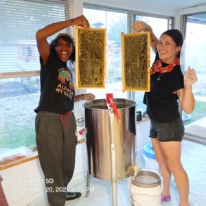 2025 harvesting honey with beekeepers in pueblo county