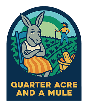 Quarter Acre and a Mule - Pueblo Colorado - Perdita Butler Logo