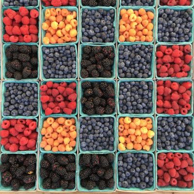 assorted berries, fruit